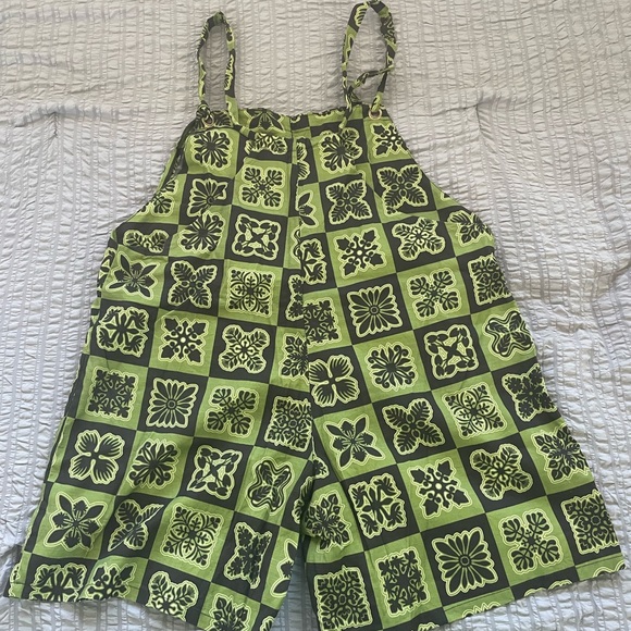 BNWOT Lei Kinis Hawaiian Oma'oma'o Quilt Romper and Top Size XL - Picture 9 of 10
